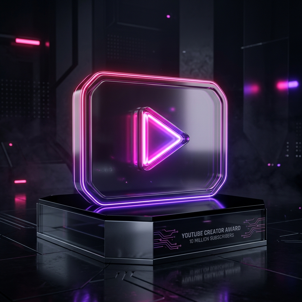 Premium Play Button Monument